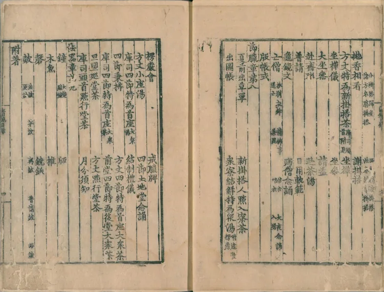 Imperially Revised Baizhang Monastic Regulations Page 6