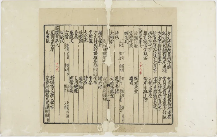 Imperially Revised Baizhang Monastic Regulations Page 5