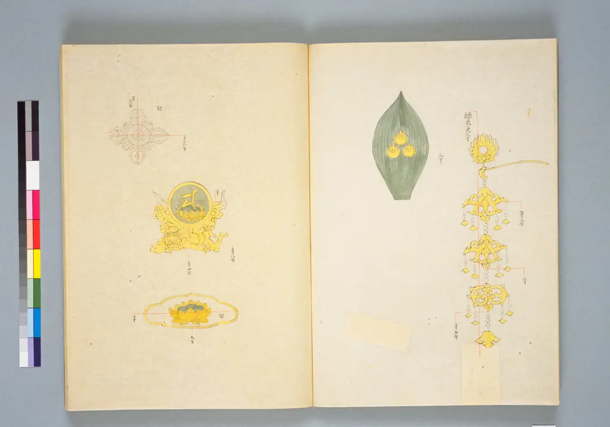 Manuscript page image for Atlas of Buddhist Ritual Implements