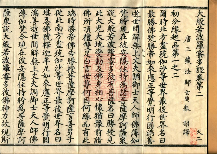The Mahāprajñāpāramitā Sūtra in Six Hundred Volumes Page 2
