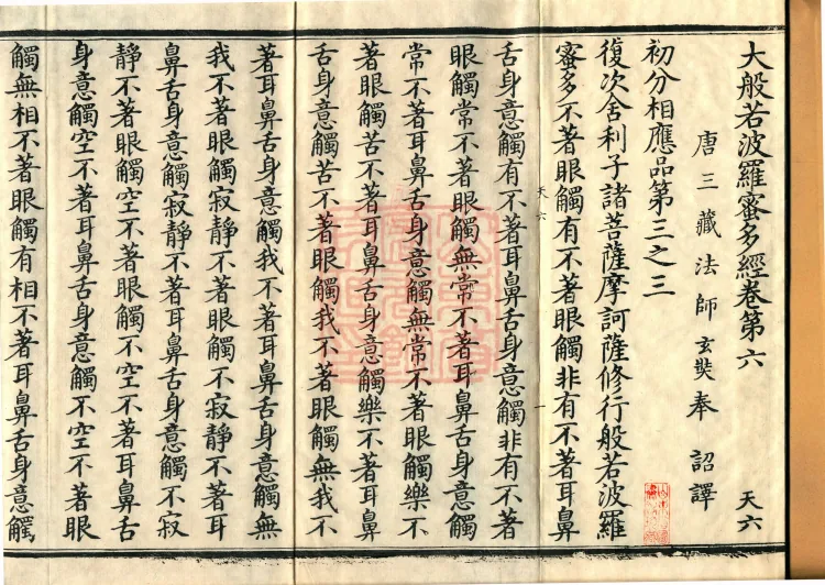 The Mahāprajñāpāramitā Sūtra in Six Hundred Volumes Page 2