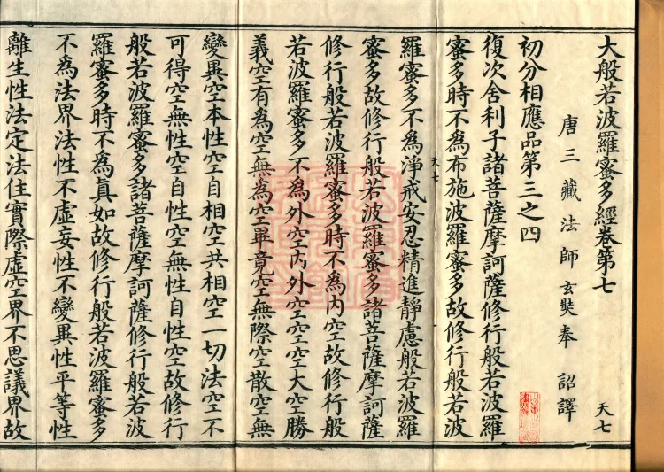 The Mahāprajñāpāramitā Sūtra in Six Hundred Volumes Page 2