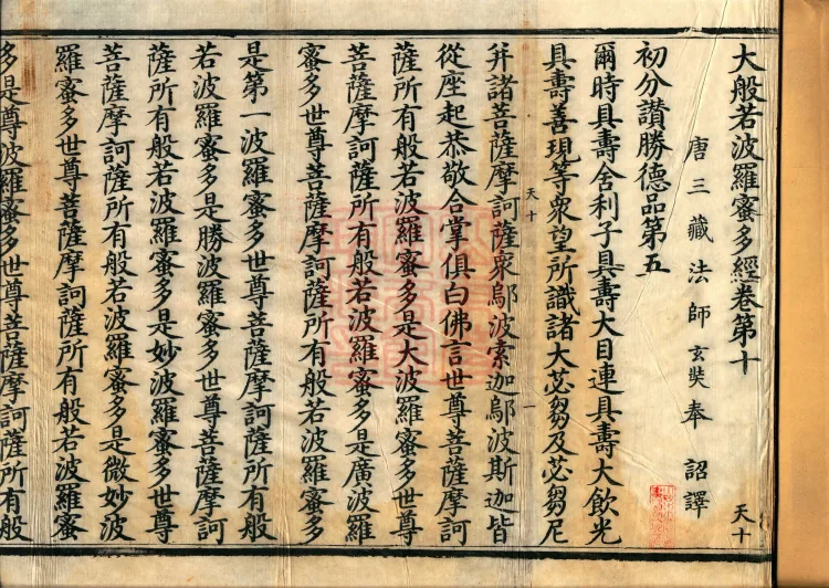 The Mahāprajñāpāramitā Sūtra in Six Hundred Volumes Page 2