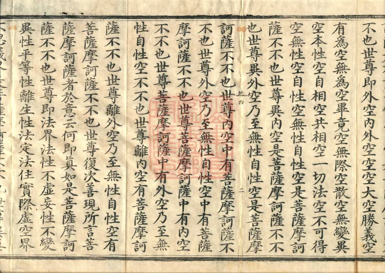 The Mahāprajñāpāramitā Sūtra in Six Hundred Volumes Page 4