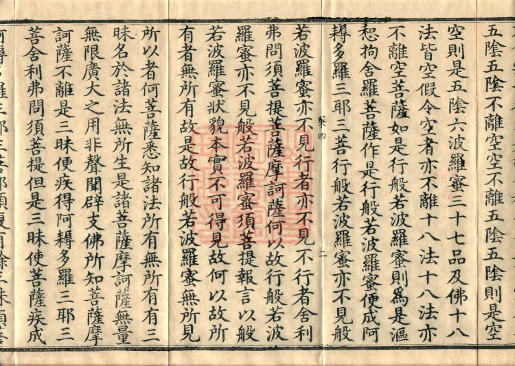 The Sutra of Radiant Prajnaparamita in Thirty Volumes Page 4