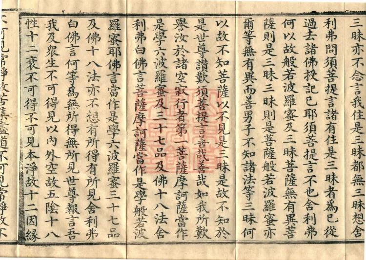 The Sutra of Radiant Prajnaparamita in Thirty Volumes Page 6