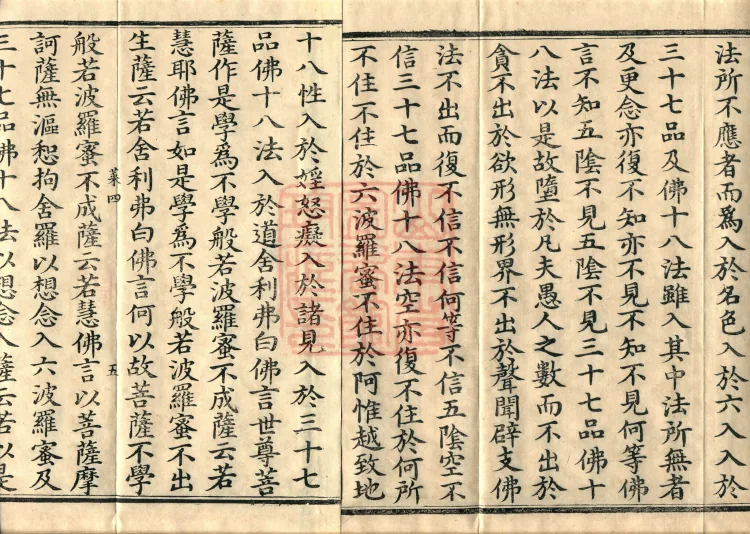 The Sutra of Radiant Prajnaparamita in Thirty Volumes Page 8