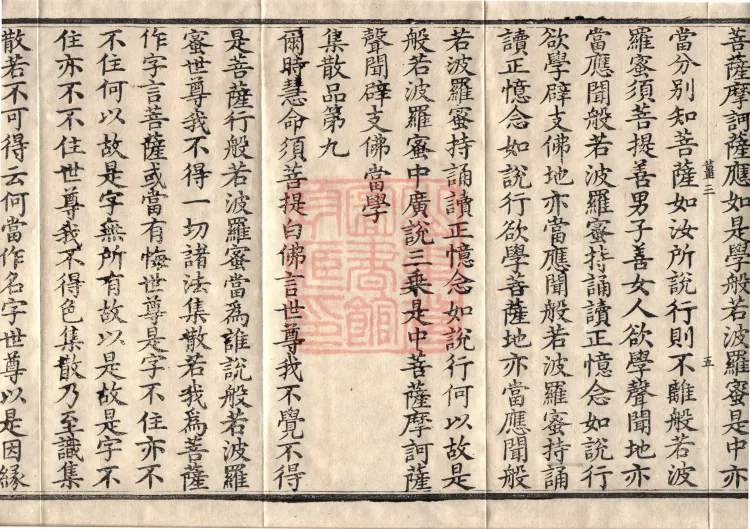 The Mahāprajñāpāramitā Sutra in Thirty Volumes Page 9