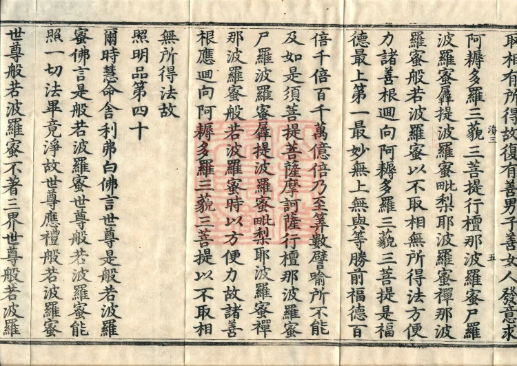 The Mahāprajñāpāramitā Sutra in Thirty Volumes Page 9