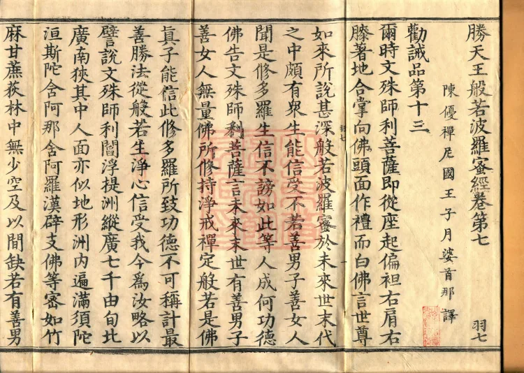 Sutra of the Victorious Heavenly King’s Prajnaparamita, Seven Volumes Page 2