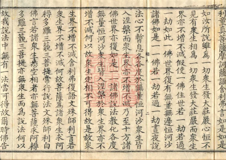 The Mahā-Prajñāpāramitā Sūtra Spoken by Mañjuśrī, One Fascicle Page 4