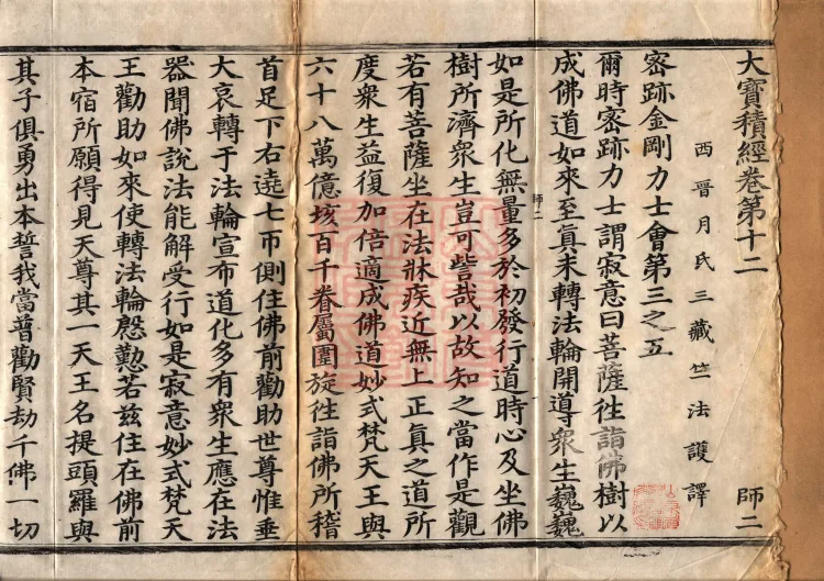 The Great Treasury Sūtra in One Hundred and Twenty Volumes Page 2