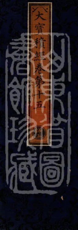 The Great Treasury Sūtra in One Hundred and Twenty Volumes Page 1