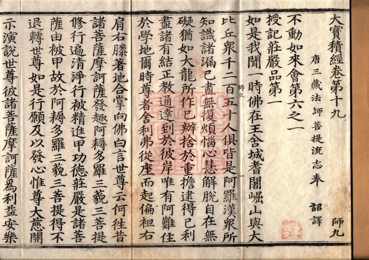 The Great Treasury Sūtra in One Hundred and Twenty Volumes Page 2