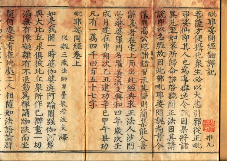 The Viyesa Questions Sutra, two fascicles Page 2