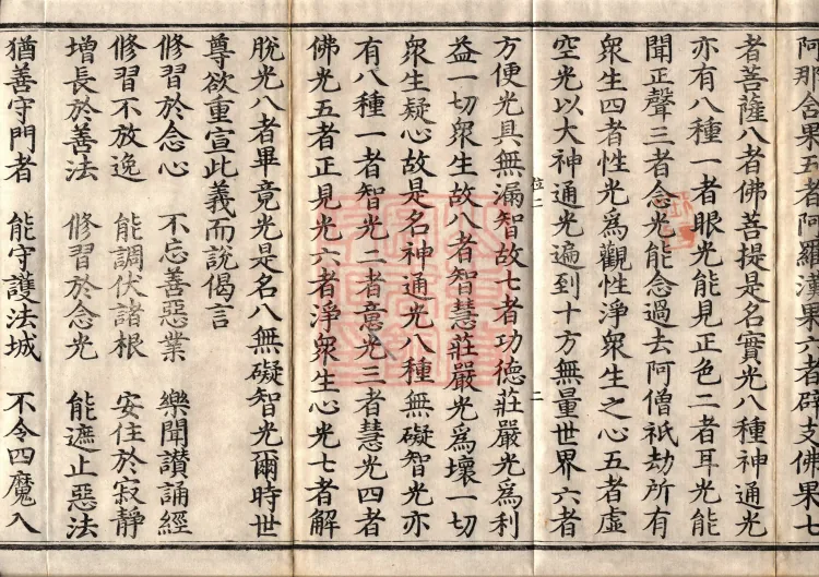 The Great Dhyana Collection Sutra, thirty fascicles Page 4