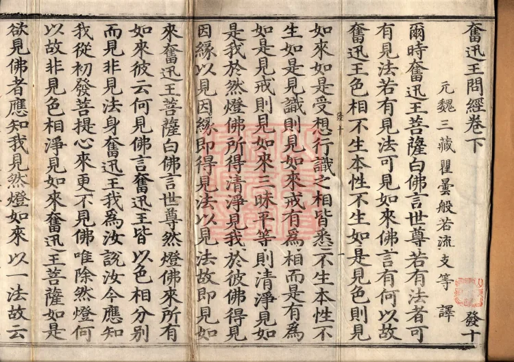 The Sutra of King Fenxun's Questions, Two Volumes Page 2