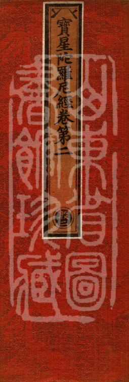 Precious Star Dharani Sutra, Eight Volumes Page 1