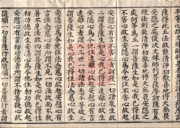 Sutra on the Dharma-Gate of Entering the Seal by the Power of Faith, Five Volumes Page 5