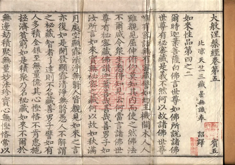 Mahaparinirvana Sūtra (Forty Rolls) Page 2