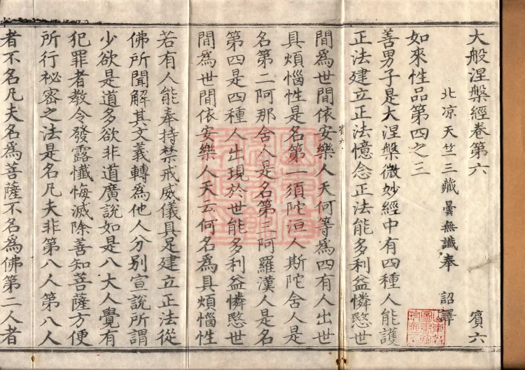 Mahaparinirvana Sūtra (Forty Rolls) Page 2