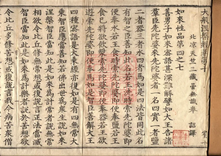 Mahaparinirvana Sūtra (Forty Rolls) Page 2