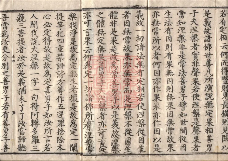 Mahaparinirvana Sūtra (Forty Rolls) Page 8