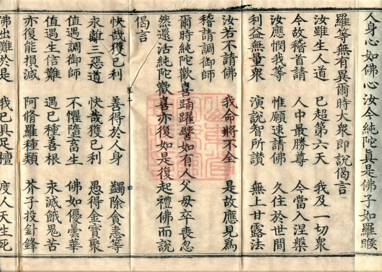 Southern Edition Mahaparinirvana Sūtra (Thirty-six Rolls) Page 7