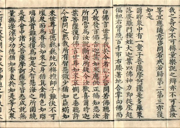 Southern Edition Mahaparinirvana Sūtra (Thirty-six Rolls) Page 5