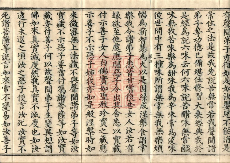 Southern Edition Mahaparinirvana Sūtra (Thirty-six Rolls) Page 4
