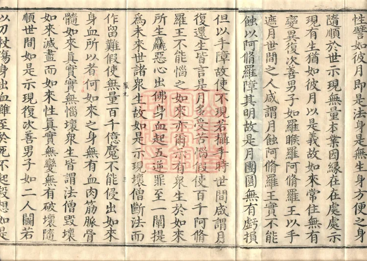Southern Edition Mahaparinirvana Sūtra (Thirty-six Rolls) Page 5