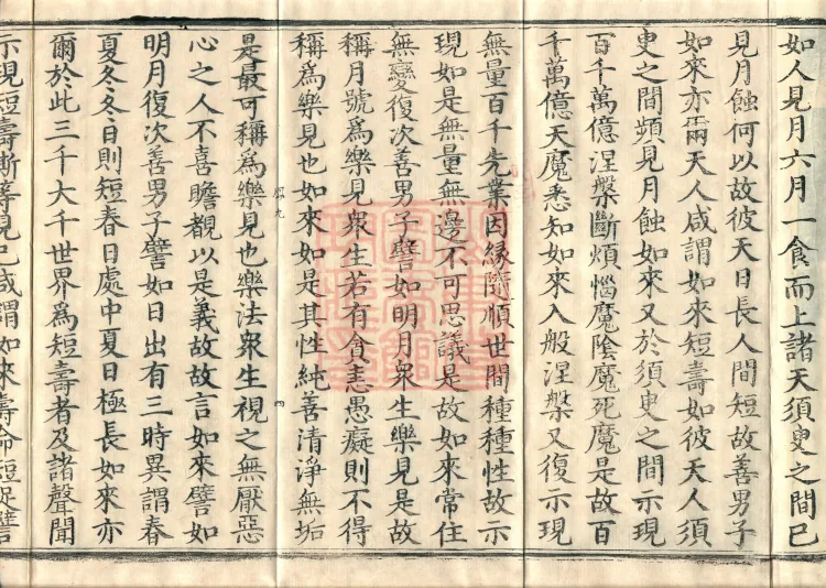 Southern Edition Mahaparinirvana Sūtra (Thirty-six Rolls) Page 7