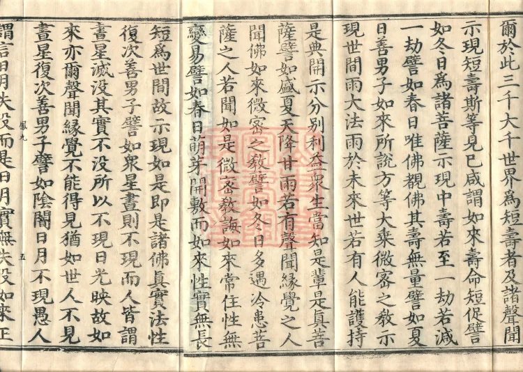Southern Edition Mahaparinirvana Sūtra (Thirty-six Rolls) Page 8