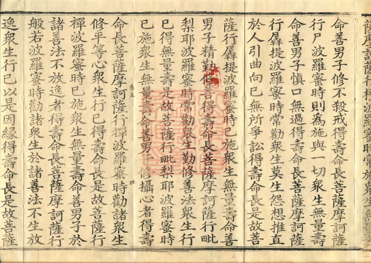 Southern Edition Mahaparinirvana Sūtra (Thirty-six Rolls) Page 7