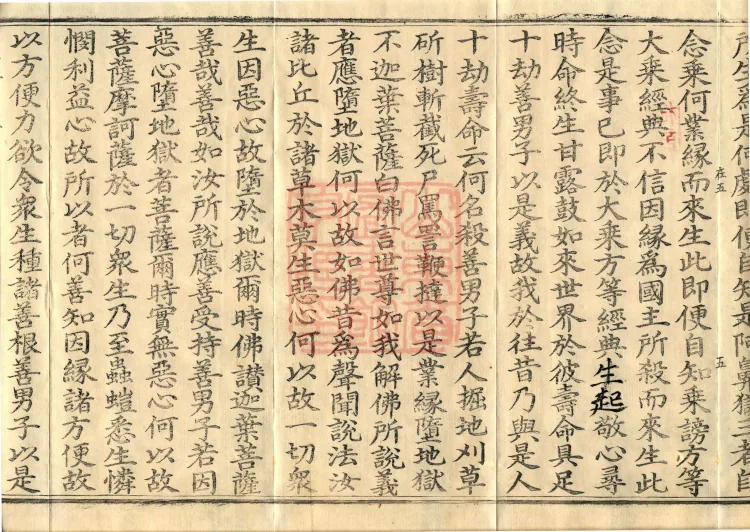 Southern Edition Mahaparinirvana Sūtra (Thirty-six Rolls) Page 9