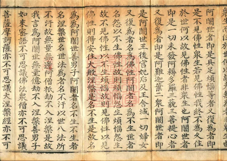 Southern Edition Mahaparinirvana Sūtra (Thirty-six Rolls) Page 3