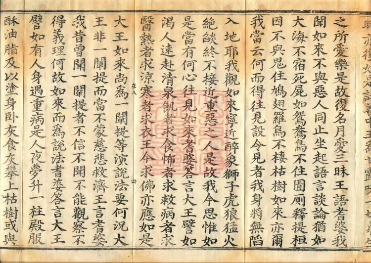 Southern Edition Mahaparinirvana Sūtra (Thirty-six Rolls) Page 7