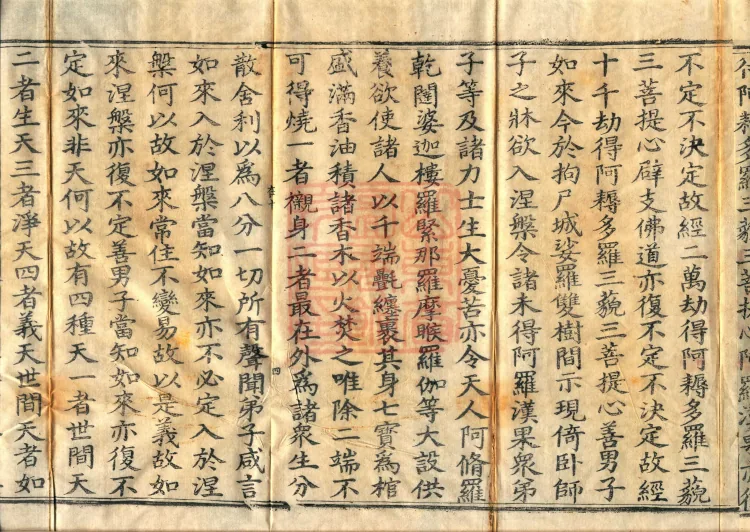 Southern Edition Mahaparinirvana Sūtra (Thirty-six Rolls) Page 7
