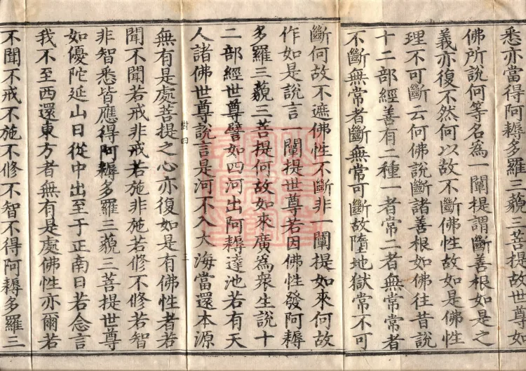 Southern Edition Mahaparinirvana Sūtra (Thirty-six Rolls) Page 5