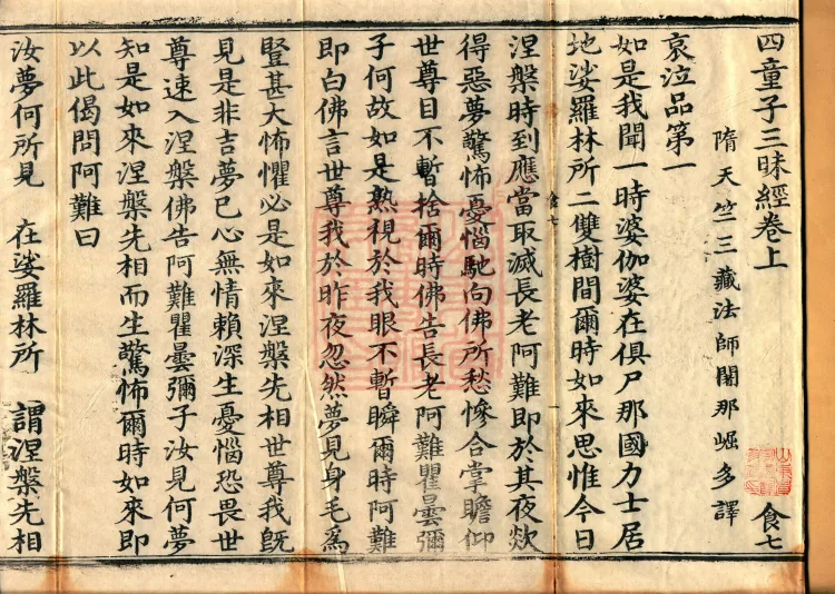 Sutra of the Samadhi of the Four Youths — Three Volumes Page 2