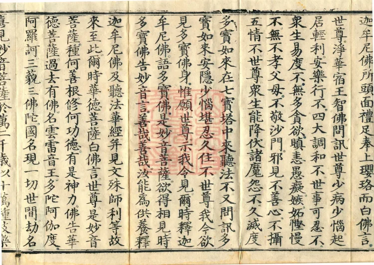 Saddharmapundarika Sutra (Lotus Sutra) (seven volumes) Page 6