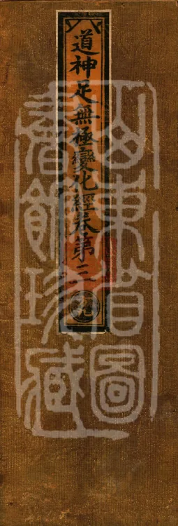 Sutra of the Way's Divine Powers and Boundless Transformations, four volumes Page 1