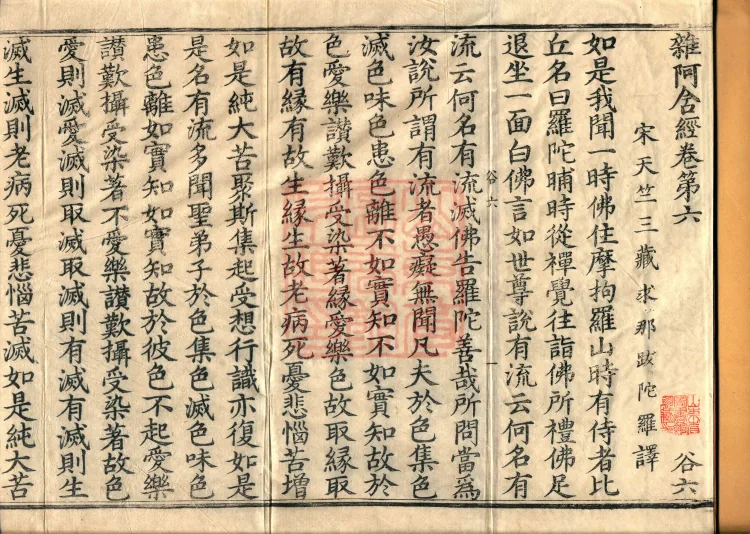Saṃyukta Āgama, Fifty Volumes Page 2