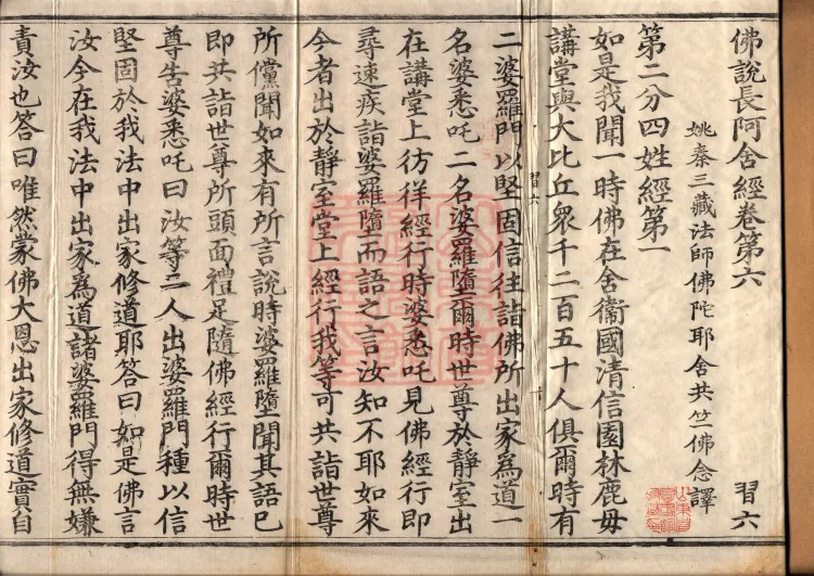 Buddha-Said Dīrgha Āgama, Twenty-two Volumes Page 2
