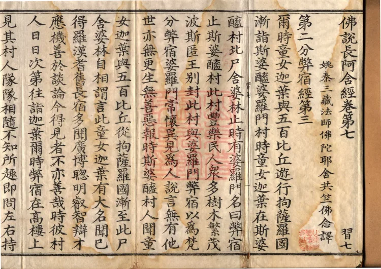 Buddha-Said Dīrgha Āgama, Twenty-two Volumes Page 2