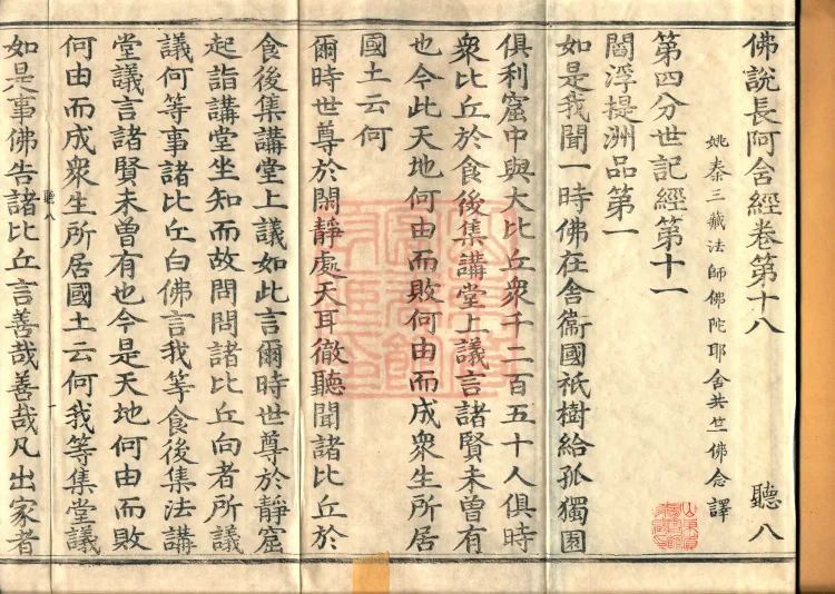 Buddha-Said Dīrgha Āgama, Twenty-two Volumes Page 2