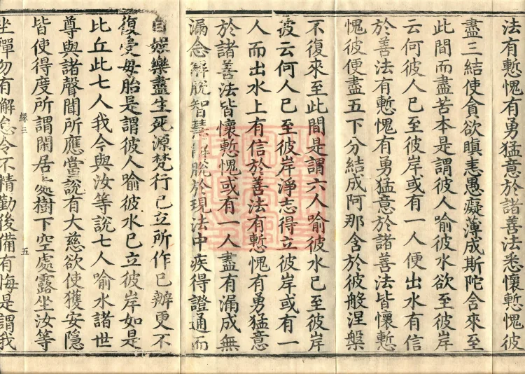 ①佛说七知经一卷②佛说咸水喻经一卷③佛说一切流摄守因经一卷④佛说阎罗王五天使者经一卷⑤佛说铁城泥黎经一卷⑥佛说古来世时经一卷 Page 7