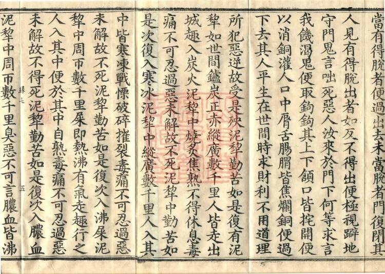 ①Buddha's Discourse on Nili, one fascicle ②Buddha's Discourse on Upavī-Daśaka, one fascicle ③Buddha's Discourse on Fasting, one fascicle Page 8