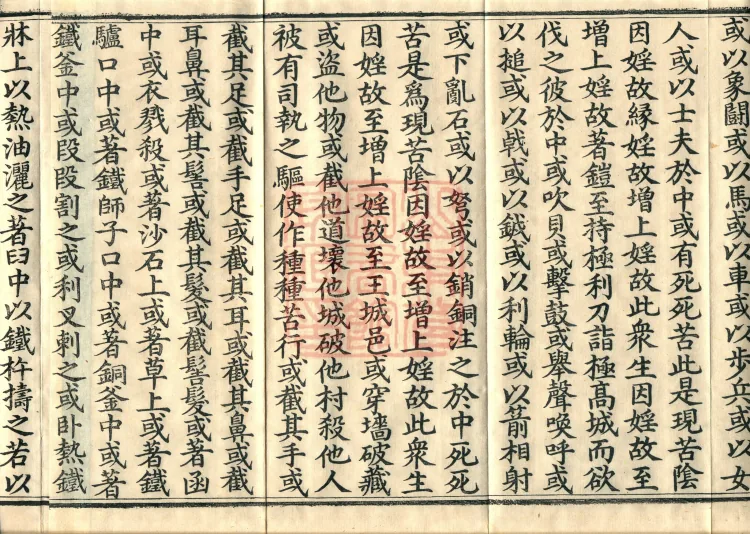 ①Buddha's Discourse on the Shadow of Suffering, one fascicle ②Buddha's Discourse on the Causes of the Shadow of Suffering, one fascicle ③Buddha's Original Sutra of the Śramaṇa, one fascicle Page 6