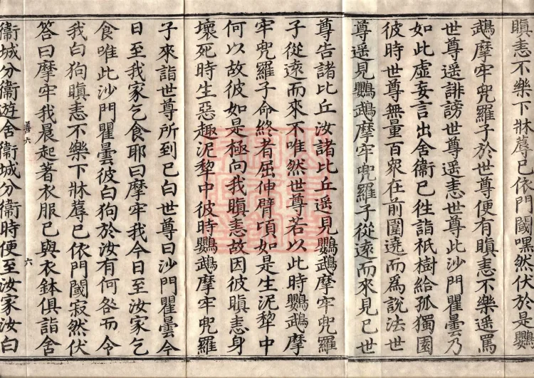 ① The Buddha's discourse: 尊上 Sutra, one fascicle② The Buddha's discourse: 鹦鹉 Sutra, one fascicle③ The Buddha's discourse: 兜调 Sutra, one fascicle④ The Buddha's discourse: 意 Sutra, one fascicle⑤ The Buddha's discourse: 应法 Sutra, one fascicle Page 10